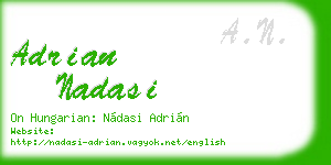 adrian nadasi business card